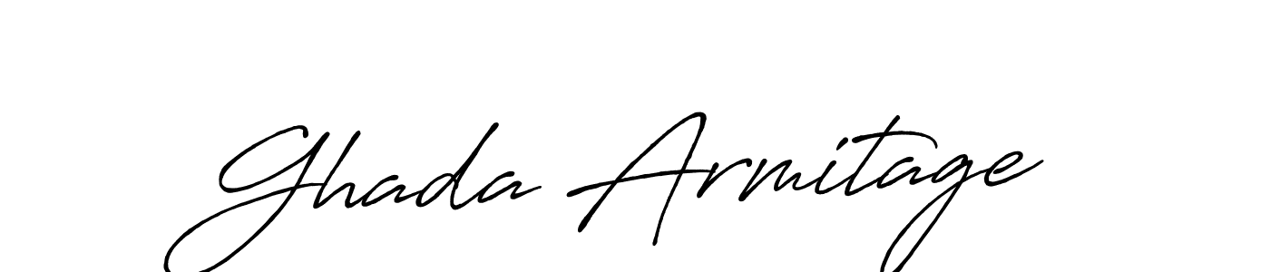 Antro_Vectra_Bolder is a professional signature style that is perfect for those who want to add a touch of class to their signature. It is also a great choice for those who want to make their signature more unique. Get Ghada Armitage name to fancy signature for free. Ghada Armitage signature style 7 images and pictures png