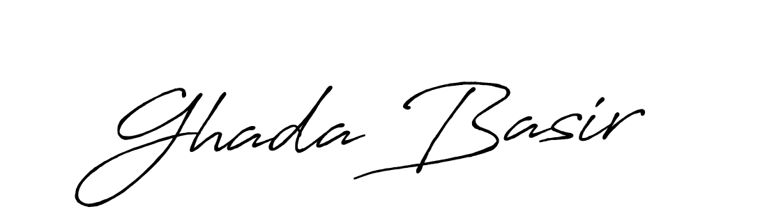 How to Draw Ghada Basir signature style? Antro_Vectra_Bolder is a latest design signature styles for name Ghada Basir. Ghada Basir signature style 7 images and pictures png