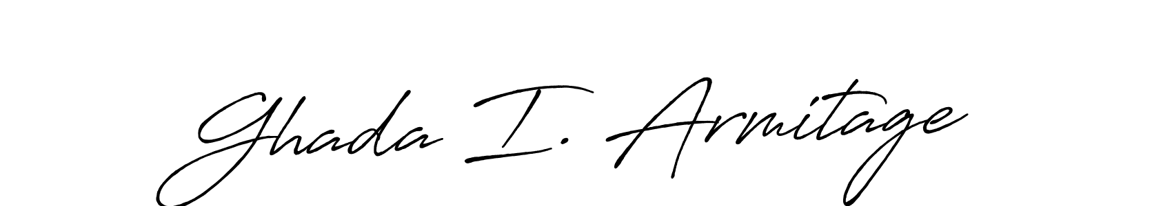 You can use this online signature creator to create a handwritten signature for the name Ghada I. Armitage. This is the best online autograph maker. Ghada I. Armitage signature style 7 images and pictures png