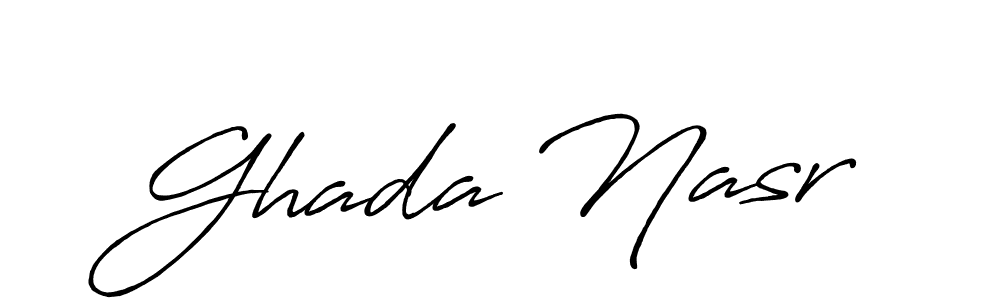 It looks lik you need a new signature style for name Ghada Nasr. Design unique handwritten (Antro_Vectra_Bolder) signature with our free signature maker in just a few clicks. Ghada Nasr signature style 7 images and pictures png