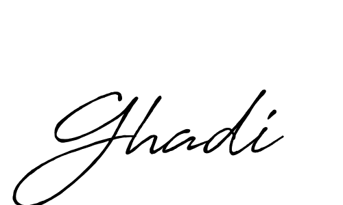 Make a beautiful signature design for name Ghadi. Use this online signature maker to create a handwritten signature for free. Ghadi signature style 7 images and pictures png