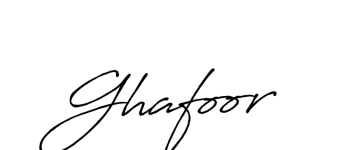 How to make Ghafoor name signature. Use Antro_Vectra_Bolder style for creating short signs online. This is the latest handwritten sign. Ghafoor signature style 7 images and pictures png