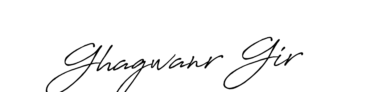 How to make Ghagwanr Gir signature? Antro_Vectra_Bolder is a professional autograph style. Create handwritten signature for Ghagwanr Gir name. Ghagwanr Gir signature style 7 images and pictures png