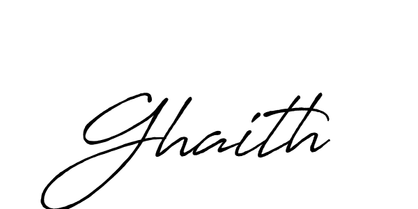 Also we have Ghaith name is the best signature style. Create professional handwritten signature collection using Antro_Vectra_Bolder autograph style. Ghaith signature style 7 images and pictures png