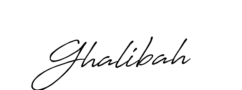 Make a beautiful signature design for name Ghalibah. Use this online signature maker to create a handwritten signature for free. Ghalibah signature style 7 images and pictures png