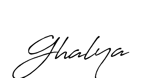 Antro_Vectra_Bolder is a professional signature style that is perfect for those who want to add a touch of class to their signature. It is also a great choice for those who want to make their signature more unique. Get Ghalya name to fancy signature for free. Ghalya signature style 7 images and pictures png