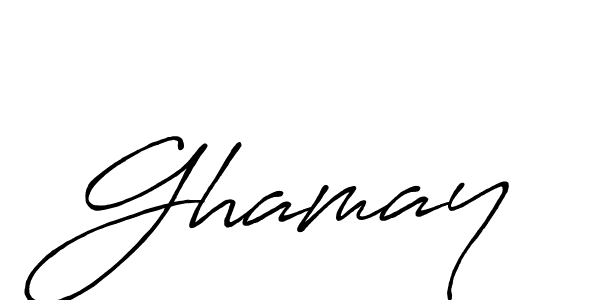 Once you've used our free online signature maker to create your best signature Antro_Vectra_Bolder style, it's time to enjoy all of the benefits that Ghamay name signing documents. Ghamay signature style 7 images and pictures png