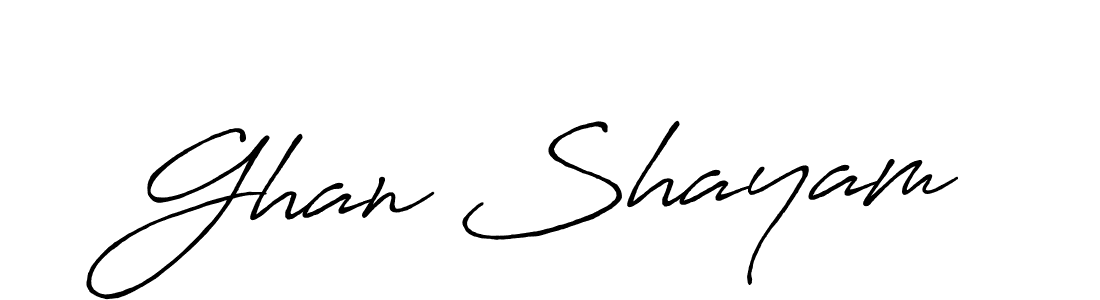 How to Draw Ghan Shayam signature style? Antro_Vectra_Bolder is a latest design signature styles for name Ghan Shayam. Ghan Shayam signature style 7 images and pictures png