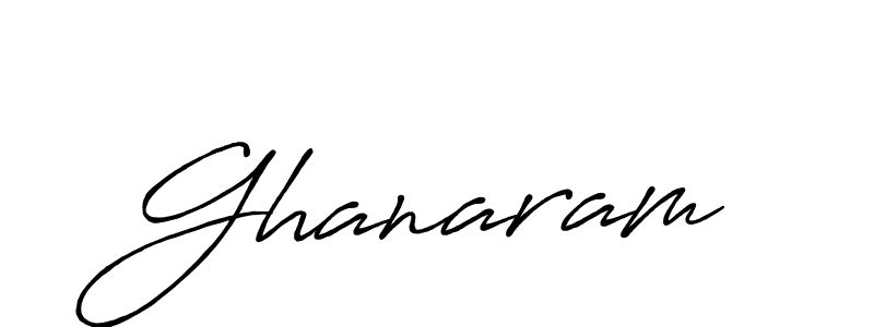 Also we have Ghanaram name is the best signature style. Create professional handwritten signature collection using Antro_Vectra_Bolder autograph style. Ghanaram signature style 7 images and pictures png