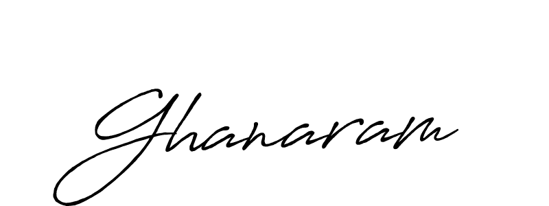 Also we have Ghanaram name is the best signature style. Create professional handwritten signature collection using Antro_Vectra_Bolder autograph style. Ghanaram signature style 7 images and pictures png