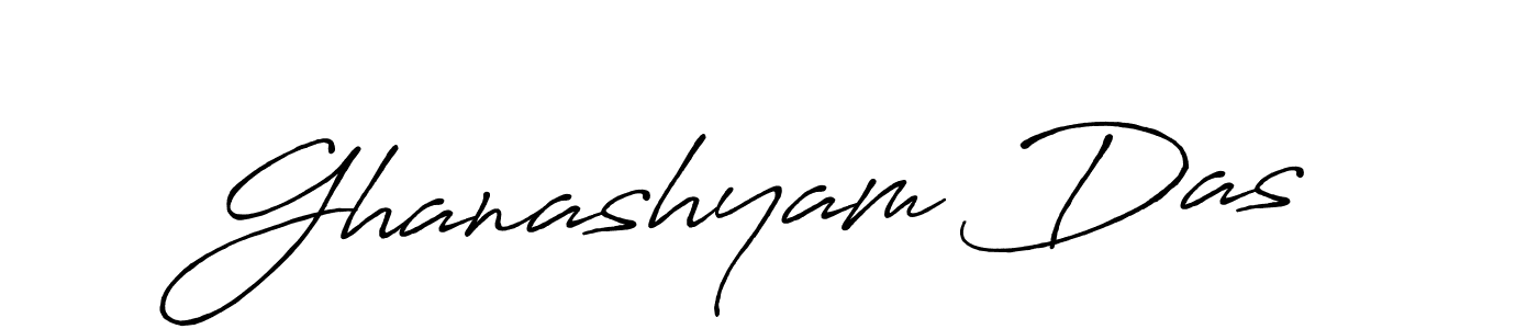 Ghanashyam Das stylish signature style. Best Handwritten Sign (Antro_Vectra_Bolder) for my name. Handwritten Signature Collection Ideas for my name Ghanashyam Das. Ghanashyam Das signature style 7 images and pictures png