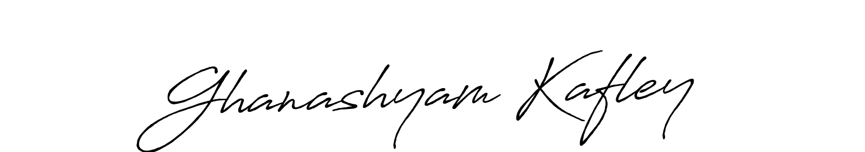 Design your own signature with our free online signature maker. With this signature software, you can create a handwritten (Antro_Vectra_Bolder) signature for name Ghanashyam Kafley. Ghanashyam Kafley signature style 7 images and pictures png