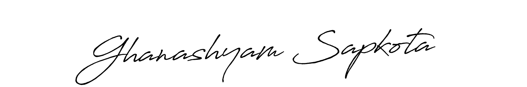 if you are searching for the best signature style for your name Ghanashyam Sapkota. so please give up your signature search. here we have designed multiple signature styles  using Antro_Vectra_Bolder. Ghanashyam Sapkota signature style 7 images and pictures png