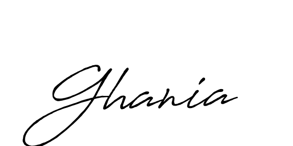 if you are searching for the best signature style for your name Ghania. so please give up your signature search. here we have designed multiple signature styles  using Antro_Vectra_Bolder. Ghania signature style 7 images and pictures png