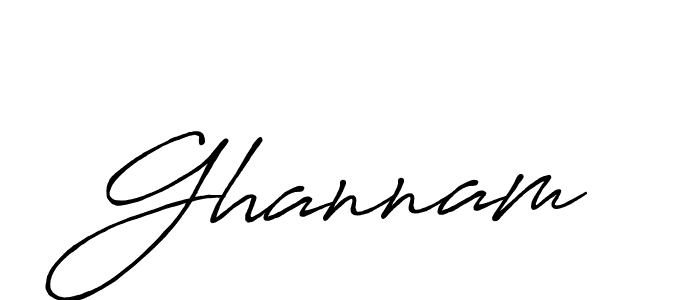 Also we have Ghannam name is the best signature style. Create professional handwritten signature collection using Antro_Vectra_Bolder autograph style. Ghannam signature style 7 images and pictures png