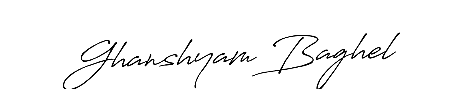 It looks lik you need a new signature style for name Ghanshyam Baghel. Design unique handwritten (Antro_Vectra_Bolder) signature with our free signature maker in just a few clicks. Ghanshyam Baghel signature style 7 images and pictures png