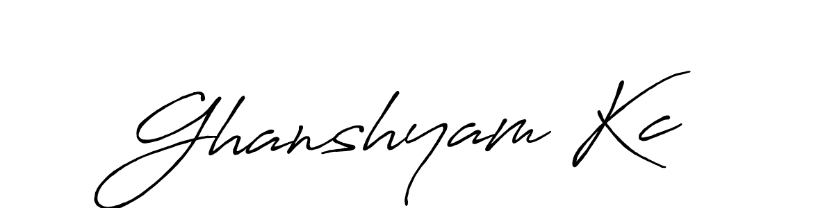 Make a beautiful signature design for name Ghanshyam Kc. Use this online signature maker to create a handwritten signature for free. Ghanshyam Kc signature style 7 images and pictures png