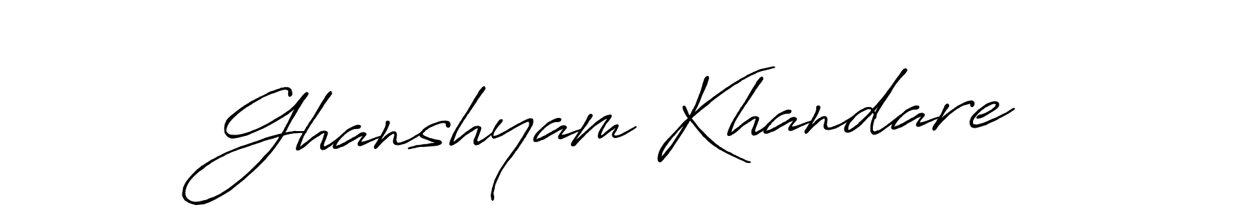 How to Draw Ghanshyam Khandare signature style? Antro_Vectra_Bolder is a latest design signature styles for name Ghanshyam Khandare. Ghanshyam Khandare signature style 7 images and pictures png
