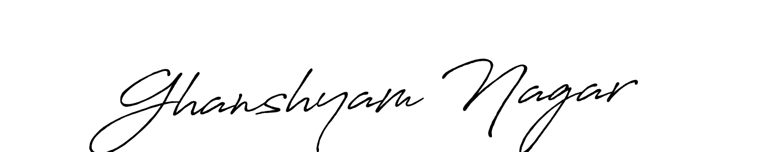 Once you've used our free online signature maker to create your best signature Antro_Vectra_Bolder style, it's time to enjoy all of the benefits that Ghanshyam Nagar name signing documents. Ghanshyam Nagar signature style 7 images and pictures png