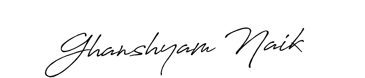 Antro_Vectra_Bolder is a professional signature style that is perfect for those who want to add a touch of class to their signature. It is also a great choice for those who want to make their signature more unique. Get Ghanshyam Naik name to fancy signature for free. Ghanshyam Naik signature style 7 images and pictures png