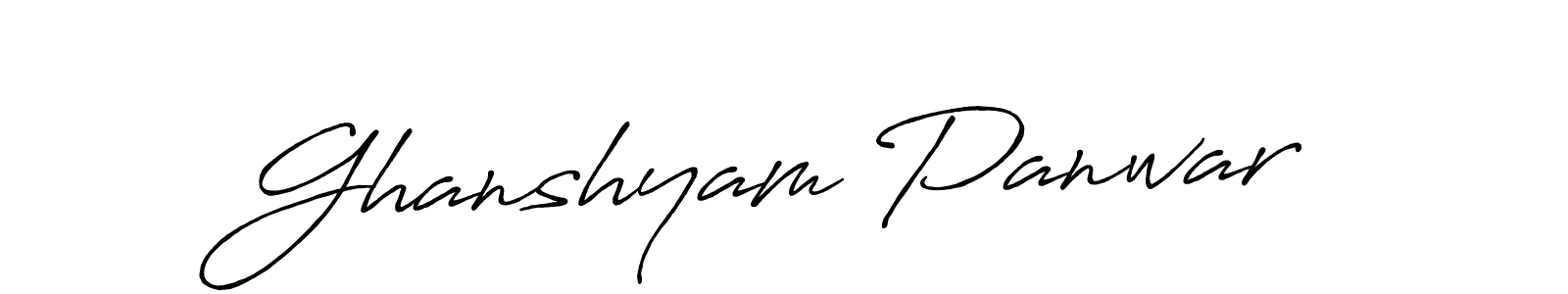 You should practise on your own different ways (Antro_Vectra_Bolder) to write your name (Ghanshyam Panwar) in signature. don't let someone else do it for you. Ghanshyam Panwar signature style 7 images and pictures png