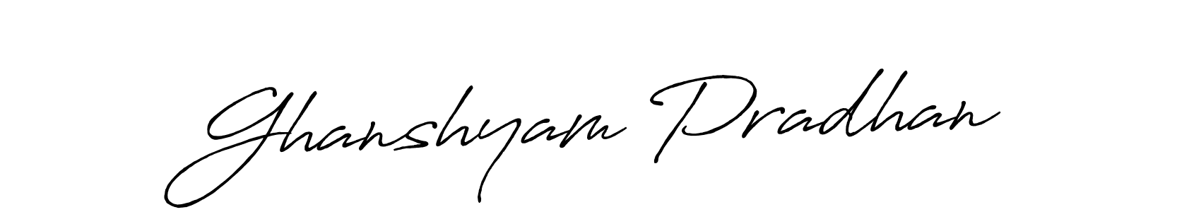Once you've used our free online signature maker to create your best signature Antro_Vectra_Bolder style, it's time to enjoy all of the benefits that Ghanshyam Pradhan name signing documents. Ghanshyam Pradhan signature style 7 images and pictures png