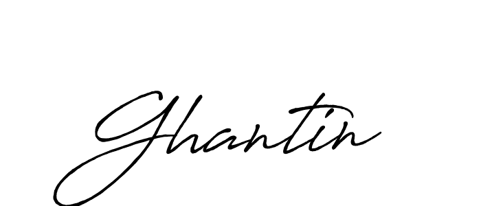 You should practise on your own different ways (Antro_Vectra_Bolder) to write your name (Ghantin) in signature. don't let someone else do it for you. Ghantin signature style 7 images and pictures png