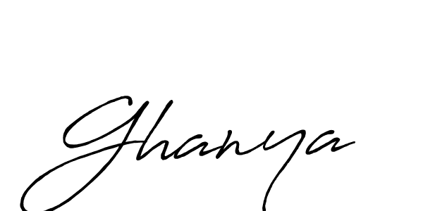 It looks lik you need a new signature style for name Ghanya. Design unique handwritten (Antro_Vectra_Bolder) signature with our free signature maker in just a few clicks. Ghanya signature style 7 images and pictures png