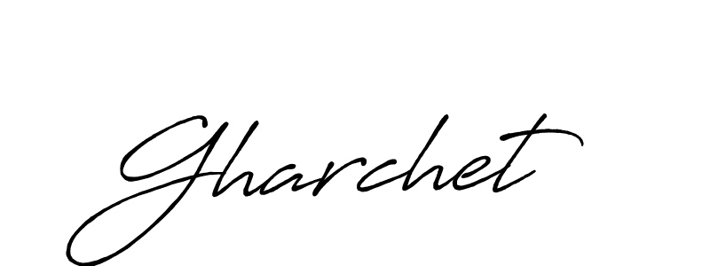 It looks lik you need a new signature style for name Gharchet. Design unique handwritten (Antro_Vectra_Bolder) signature with our free signature maker in just a few clicks. Gharchet signature style 7 images and pictures png