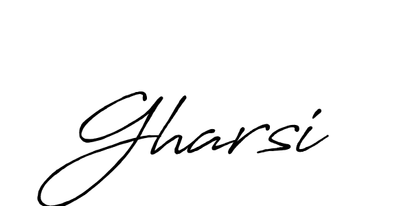 Gharsi stylish signature style. Best Handwritten Sign (Antro_Vectra_Bolder) for my name. Handwritten Signature Collection Ideas for my name Gharsi. Gharsi signature style 7 images and pictures png