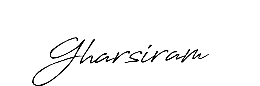 Gharsiram stylish signature style. Best Handwritten Sign (Antro_Vectra_Bolder) for my name. Handwritten Signature Collection Ideas for my name Gharsiram. Gharsiram signature style 7 images and pictures png