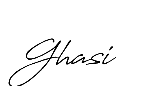 How to make Ghasi signature? Antro_Vectra_Bolder is a professional autograph style. Create handwritten signature for Ghasi name. Ghasi signature style 7 images and pictures png