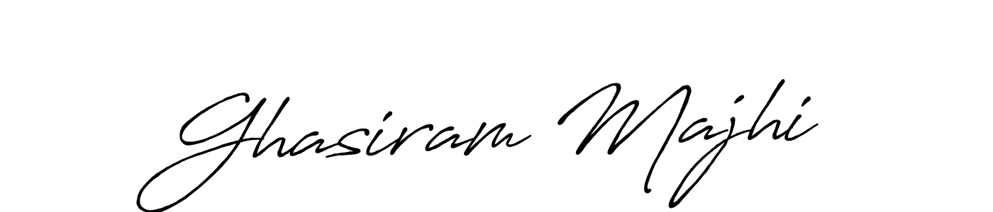 Also we have Ghasiram Majhi name is the best signature style. Create professional handwritten signature collection using Antro_Vectra_Bolder autograph style. Ghasiram Majhi signature style 7 images and pictures png