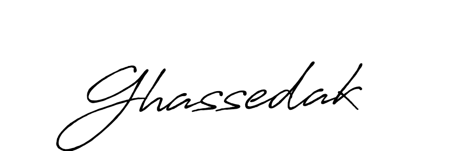 Ghassedak stylish signature style. Best Handwritten Sign (Antro_Vectra_Bolder) for my name. Handwritten Signature Collection Ideas for my name Ghassedak. Ghassedak signature style 7 images and pictures png