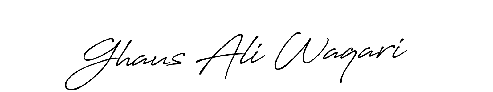 Similarly Antro_Vectra_Bolder is the best handwritten signature design. Signature creator online .You can use it as an online autograph creator for name Ghaus Ali Waqari. Ghaus Ali Waqari signature style 7 images and pictures png