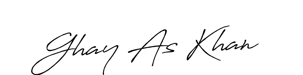 This is the best signature style for the Ghay As Khan name. Also you like these signature font (Antro_Vectra_Bolder). Mix name signature. Ghay As Khan signature style 7 images and pictures png