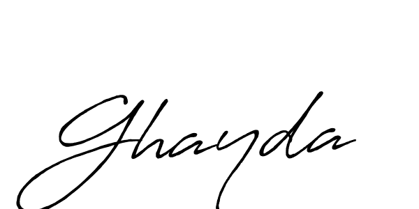 How to make Ghayda name signature. Use Antro_Vectra_Bolder style for creating short signs online. This is the latest handwritten sign. Ghayda signature style 7 images and pictures png