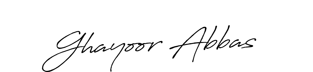 Make a beautiful signature design for name Ghayoor Abbas. Use this online signature maker to create a handwritten signature for free. Ghayoor Abbas signature style 7 images and pictures png