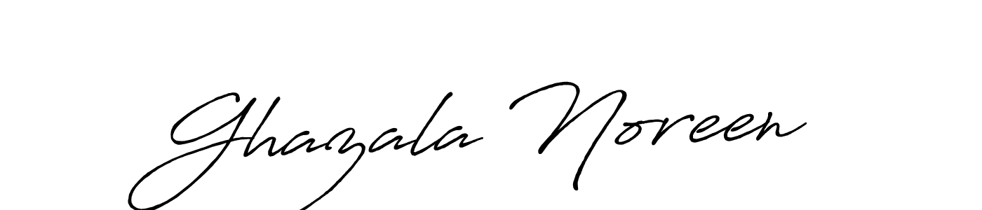 Also You can easily find your signature by using the search form. We will create Ghazala Noreen name handwritten signature images for you free of cost using Antro_Vectra_Bolder sign style. Ghazala Noreen signature style 7 images and pictures png