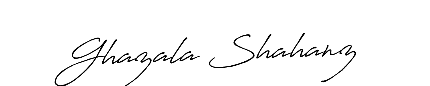 It looks lik you need a new signature style for name Ghazala Shahanz. Design unique handwritten (Antro_Vectra_Bolder) signature with our free signature maker in just a few clicks. Ghazala Shahanz signature style 7 images and pictures png