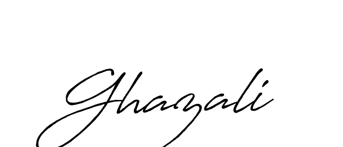 You should practise on your own different ways (Antro_Vectra_Bolder) to write your name (Ghazali) in signature. don't let someone else do it for you. Ghazali signature style 7 images and pictures png