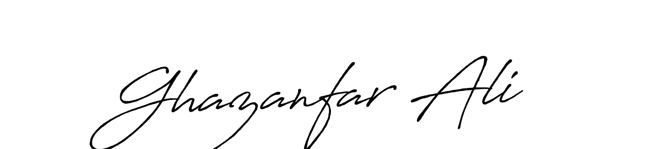 Use a signature maker to create a handwritten signature online. With this signature software, you can design (Antro_Vectra_Bolder) your own signature for name Ghazanfar Ali. Ghazanfar Ali signature style 7 images and pictures png