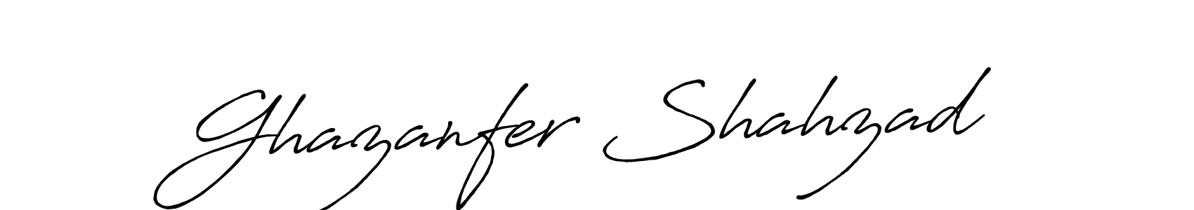 Also You can easily find your signature by using the search form. We will create Ghazanfer Shahzad name handwritten signature images for you free of cost using Antro_Vectra_Bolder sign style. Ghazanfer Shahzad signature style 7 images and pictures png