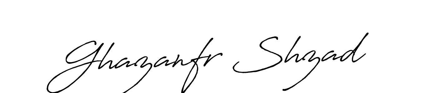 Antro_Vectra_Bolder is a professional signature style that is perfect for those who want to add a touch of class to their signature. It is also a great choice for those who want to make their signature more unique. Get Ghazanfr Shzad name to fancy signature for free. Ghazanfr Shzad signature style 7 images and pictures png