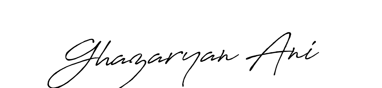 How to Draw Ghazaryan Ani signature style? Antro_Vectra_Bolder is a latest design signature styles for name Ghazaryan Ani. Ghazaryan Ani signature style 7 images and pictures png