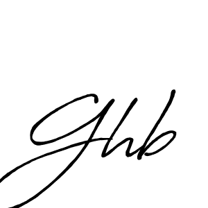 Use a signature maker to create a handwritten signature online. With this signature software, you can design (Antro_Vectra_Bolder) your own signature for name Ghb. Ghb signature style 7 images and pictures png