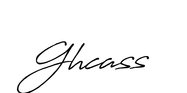 Use a signature maker to create a handwritten signature online. With this signature software, you can design (Antro_Vectra_Bolder) your own signature for name Ghcass. Ghcass signature style 7 images and pictures png