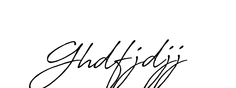 Design your own signature with our free online signature maker. With this signature software, you can create a handwritten (Antro_Vectra_Bolder) signature for name Ghdfjdjj. Ghdfjdjj signature style 7 images and pictures png