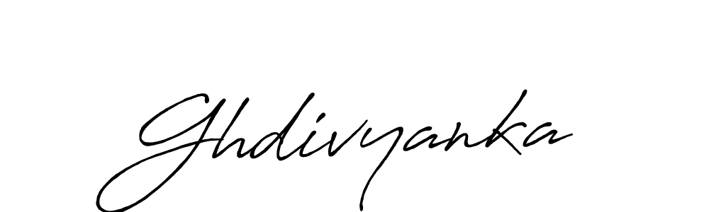 Ghdivyanka stylish signature style. Best Handwritten Sign (Antro_Vectra_Bolder) for my name. Handwritten Signature Collection Ideas for my name Ghdivyanka. Ghdivyanka signature style 7 images and pictures png