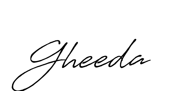 Design your own signature with our free online signature maker. With this signature software, you can create a handwritten (Antro_Vectra_Bolder) signature for name Gheeda. Gheeda signature style 7 images and pictures png